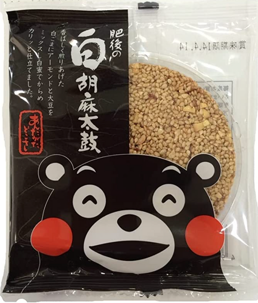 【あんたがたどこさ】胡麻太鼓 白 1枚入り