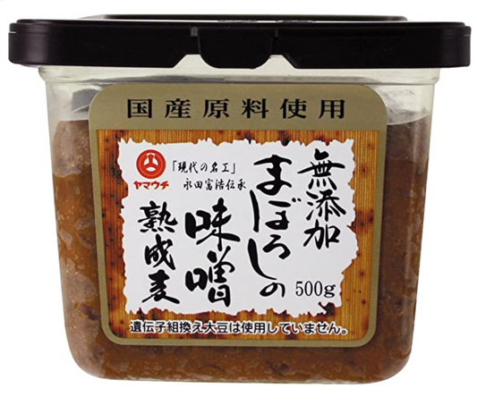 【山内本店】まぼろしの味噌 熟成麦 500g
