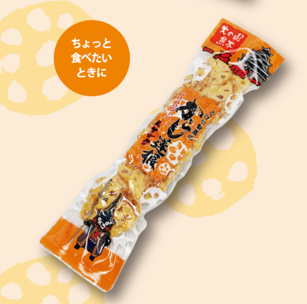 【たけや製菓】からし蓮根スナック　７０g