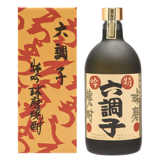 【熊本県産酒】【六調子酒造】球磨焼酎　特吟六調子　７２０ml