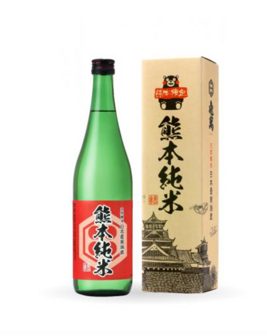 【熊本県産酒】【亀萬酒造】純米酒　熊本純米　７２０ml