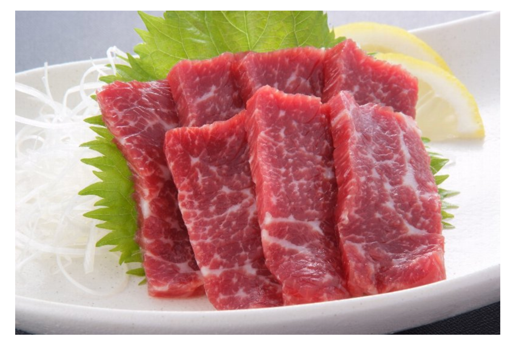 【送料込み・産直ギフト】【三協畜産】熊本名物馬刺し(特選)セット – 道の駅大津