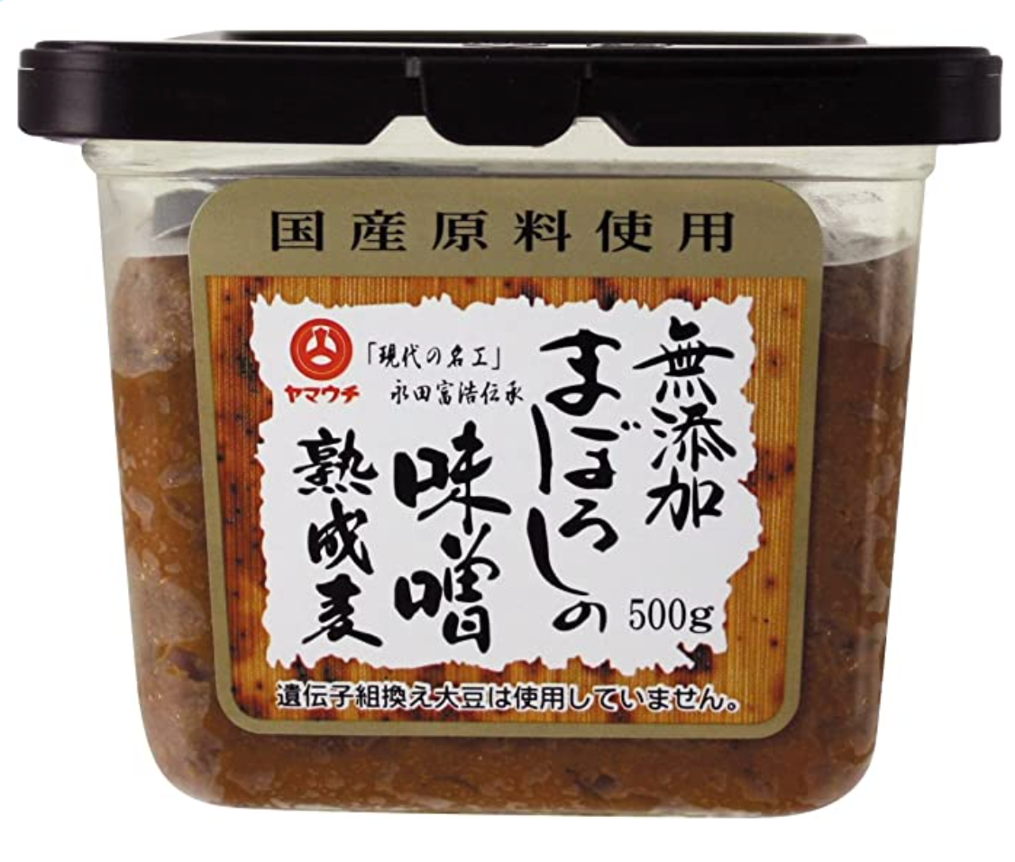 【山内本店】まぼろしの味噌　熟成麦　５００g